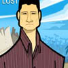 Caricatura de Jin de Lost
