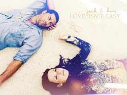 Jack y Kate de Lost en un wallpaper para descargar