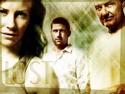 Kate, Jack y Locke de Lost
