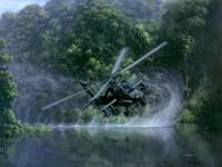 Helicoptero en problemas